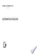 Etimologías