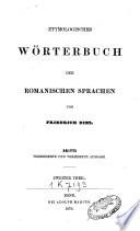 Etymologisches Wörterbuch der romanischen Sprachen