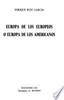 Europa de los europeos