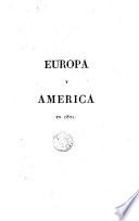 Europa y América en 1821