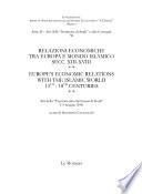 Europe's economic relations with the Islamic world, 13th-18th