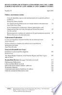 European Review of Latin American and Caribbean Studies