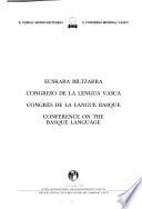 Euskara biltzarra: Descripción de la lengua
