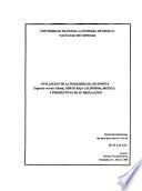 Evaluacion de la pesqueria de anchoveta Engraulis mordax Girard, 1856 de Baja California, Mexico, y perspectivas de su regulacion