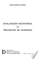 Evaluación económica de proyectos de inversión