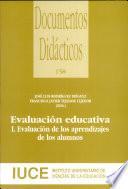 Evaluación educativa. I. Evaluación de los aprendizajes de los alumnos