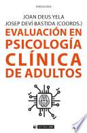 Evaluación en psicología clínica de adultos