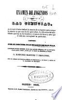 Examen de ingenios para las ciencias...