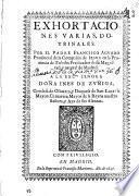 Exhortaciones varias dotrinales