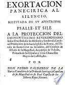 Exortacion panegirica al silencio