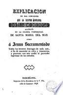 Explicacion de las funciones de la ilustre cofradia de la Minerva