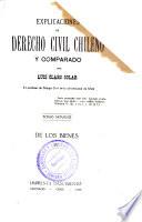 Explicaciones de derecho civil chileno y comparado