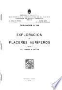 Exploración de placeres auriferos