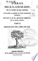 Exposicion del Libro de Job (VI, 536 p.)