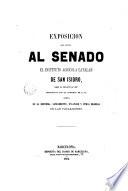 Exposición que eleva al Senado el Instituto Agrícola Catalán de San Isidro sobre el proyecto de ley presentado por el gobierno de S.M. acerca de la reforma, saneamiento, ensanche y otras mejoras de las poblaciones
