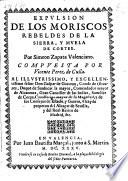 Expulsion de los Moriscos rebeldes de la sierra, y muela de Cortes, por Simeon Zapata