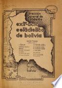 Extracto estadístico de Bolivia: Sección finanzas