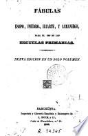 Fabulas de Esopo y Phedro, de Iriarte, y de Samaniego