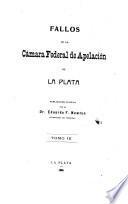 Fallos de la Cámara federal de apelación de La Plata