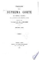 Fallos de la Corte suprema de justicia de la nación
