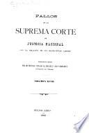 Fallos de la Corte suprema de justicia de la nación