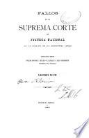 Fallos de la Corte Suprema de Justicia nacional