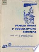 Familia Rural Y Productividad Femenina