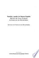 Familia y poder en Nueva España
