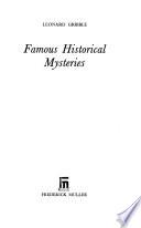 Famous Historical Mysteries