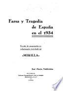 Farsa y tragedia de España en el 1934