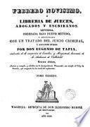 Febrero novisimo ó, Librería de jueces, abogados y escribanos, 3