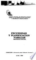 Fecundidad y planificación familiar