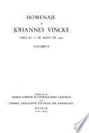 Festschrift für Johannes Vincke zum 11. Mai, 1962