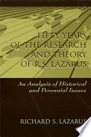 Fifty Years of the Research and theory of R.s. Lazarus