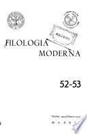 Filolgia moderna