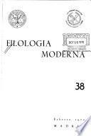 Filolgia moderna