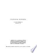 Filología moderna
