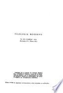 Filología moderna
