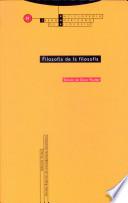 Filosofía de la filosofía