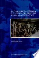 Filosofía de la historia y filosofía del derecho en Giambattista Vico