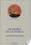 Filosofía de la música
