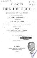 Filosofía del derecho fundada en la ética