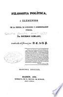 Filosofia política