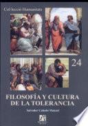 Filosofía y cultura de la tolerancia