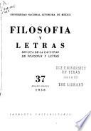 Filosofía y letras