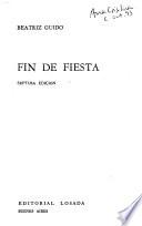 Fin de fiesta