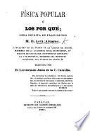 Física popular o los por qué: obra ... traducida por ... J. de la C. Carreño