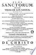Flos Sanctorum de las vidas de los Santos