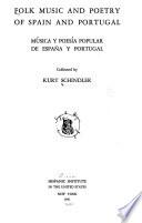 Folk Music and Poetry of Spain and Portugal