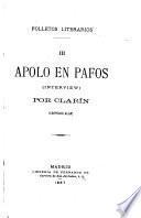 Folletos literarios ...